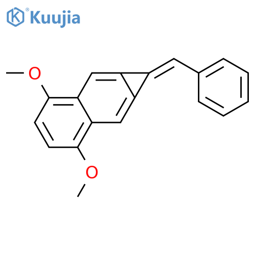 1H-Cyclopropa[b]naphthalene, 3,6-dimethoxy-1-(phenylmethylene)- structure