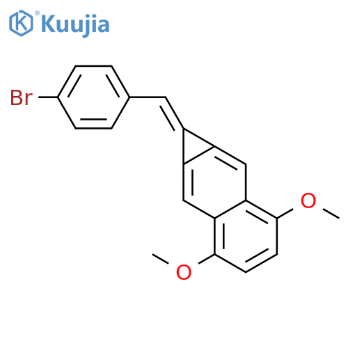 1H-Cyclopropa[b]naphthalene,1-[(4-bromophenyl)methylene]-3,6-dimethoxy- structure
