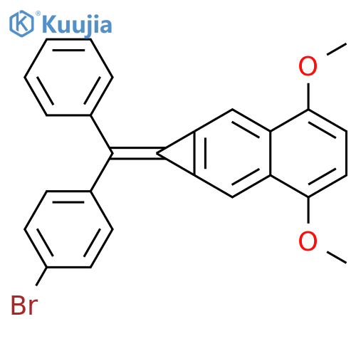 1H-Cyclopropa[b]naphthalene,1-[(4-bromophenyl)phenylmethylene]-3,6-dimethoxy- structure