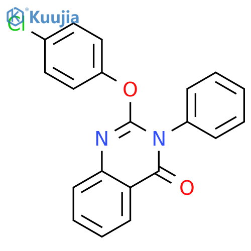 4(3H)-Quinazolinone, 2-(4-chlorophenoxy)-3-phenyl- structure