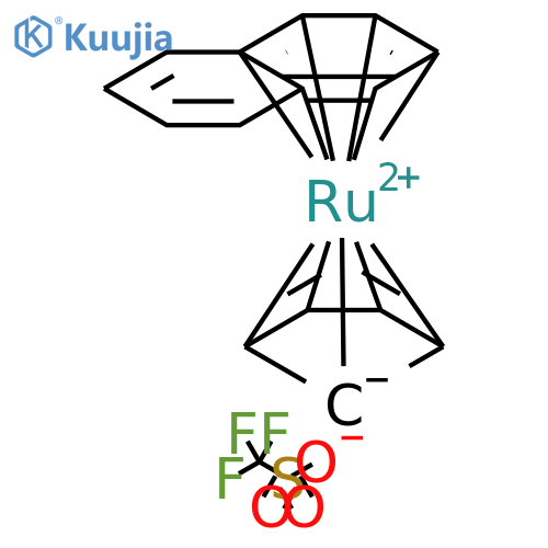 [(Cp)Ru(η6-naphthalene)]OTf structure