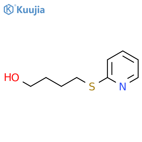 1-Butanol, 4-(2-pyridinylthio)- structure