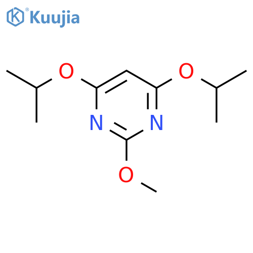 PYRIMIDINE, 2-METHOXY-4,6-BIS(1-METHYLETHOXY)- structure