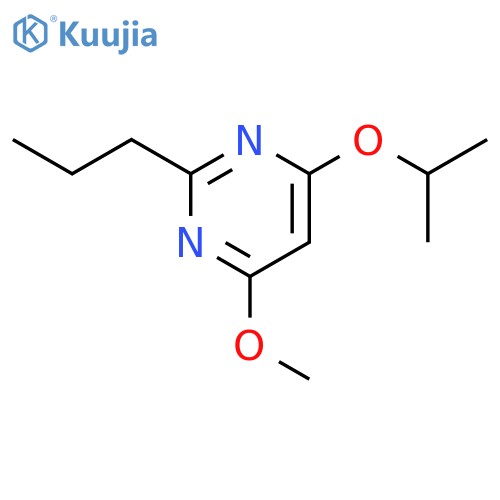 Pyrimidine, 4-methoxy-6-(1-methylethoxy)-2-propyl- structure