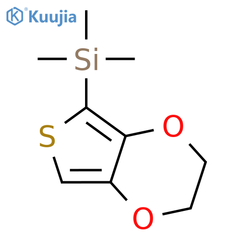 SILANE, (2,3-DIHYDROTHIENO[3,4-B]-1,4-DIOXIN-5-YL)TRIMETHYL- structure