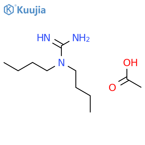 Guanidine, N,N-dibutyl-, monoacetate structure
