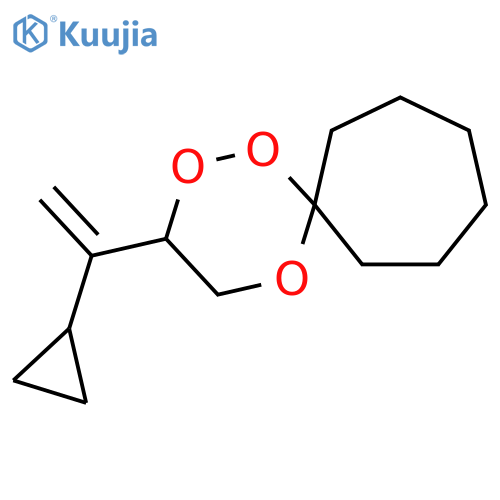 1,2,5-TRIOXASPIRO[5.6]DODECANE, 3-(1-CYCLOPROPYLETHENYL)- structure