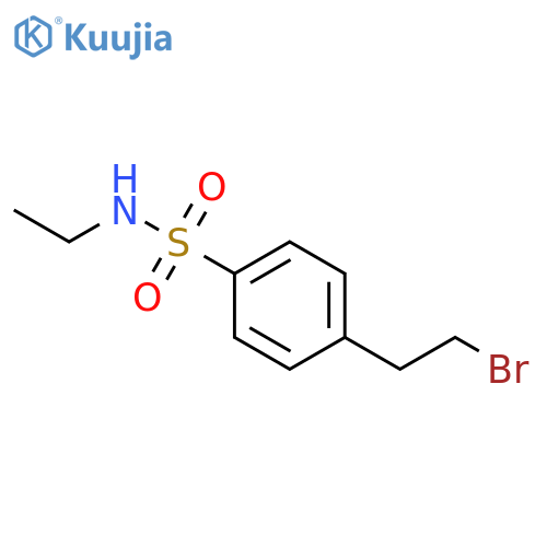 BENZENESULFONAMIDE, 4-(2-BROMOETHYL)-N-ETHYL- structure