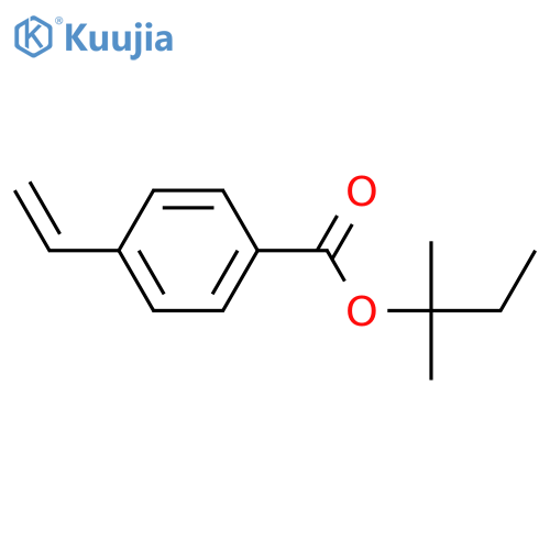 1,1-Dimethylpropyl 4-ethenylbenzoate structure