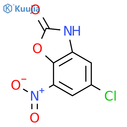 5-Chloro-7-nitro-2(3H)-benzoxazolone structure