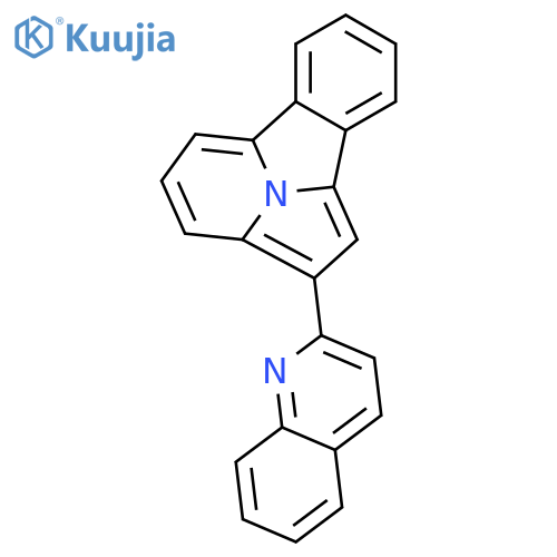 INDOLIZINO[3,4,5-AB]ISOINDOLE, 2-(2-QUINOLINYL)- structure
