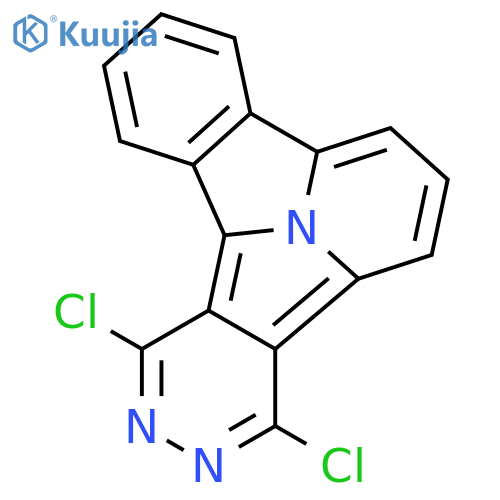 PYRIDAZINO[4',5':1,2]INDOLIZINO[3,4,5-AB]ISOINDOLE, 4,7-DICHLORO- structure