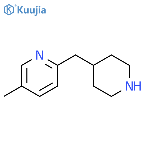 5-methyl-2-(piperidin-4-yl)methylpyridine structure
