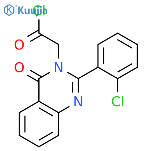 3(4H)-Quinazolineacetyl chloride, 2-(2-chlorophenyl)-4-oxo- structure