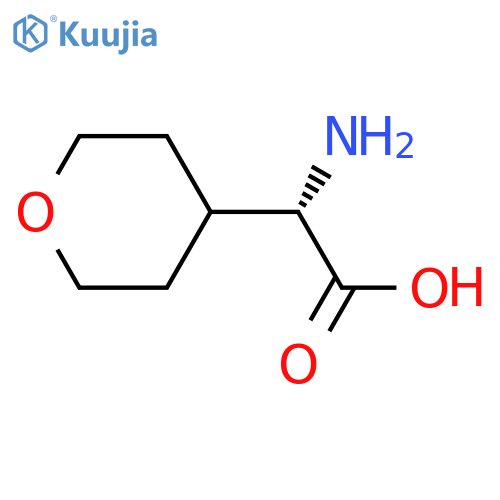 (S)-2-Amino-2-(tetrahydro-2H-pyran-4-yl)ethanoic acid structure