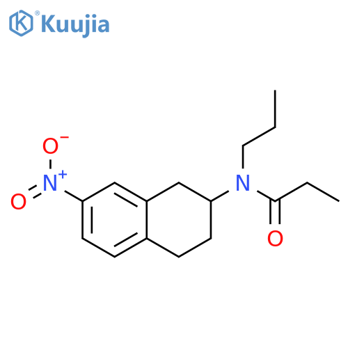 PROPANAMIDE, N-PROPYL-N-(1,2,3,4-TETRAHYDRO-7-NITRO-2-NAPHTHALENYL)- structure