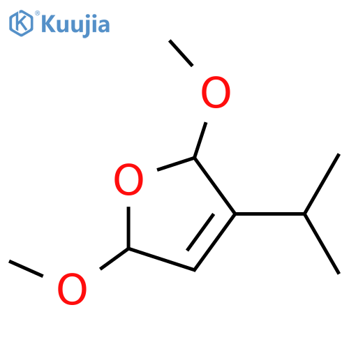 Furan,2,5-dihydro-2,5-dimethoxy-3-(1-methylethyl)- structure