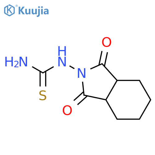 Thiourea, (octahydro-1,3-dioxo-2H-isoindol-2-yl)- structure