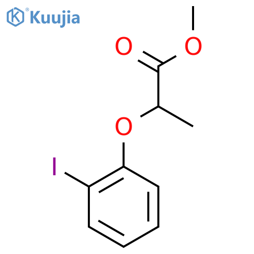 Propanoic acid, 2-(2-iodophenoxy)-, methyl ester, (2R)- structure