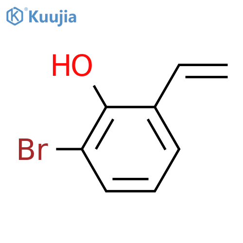 2-bromo-6-ethenylphenol structure