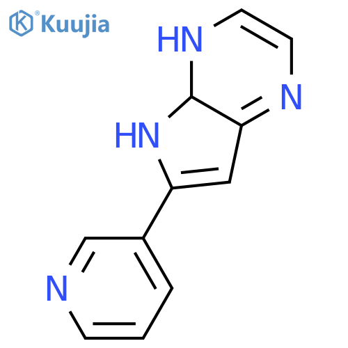 4H-Pyrrolo[2,3-b]pyrazine, 6-(3-pyridinyl)- structure