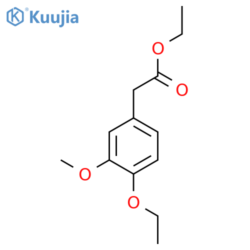 ethyl 4-ethoxy-3-methoxyphenylacetate structure