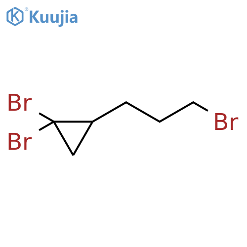 1,1-dibromo-2-(3-bromopropyl)cyclopropane structure