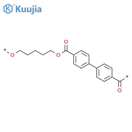 POLY(OXY-1,5-PENTANEDIYLOXYCARBONYL[1,1'-BIPHENYL]-4,4'-DIYLCARBONYL) structure