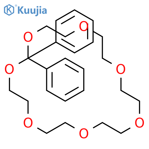 1,3,6,9,12,15,18-Heptaoxacycloeicosane, 2,2-diphenyl- structure