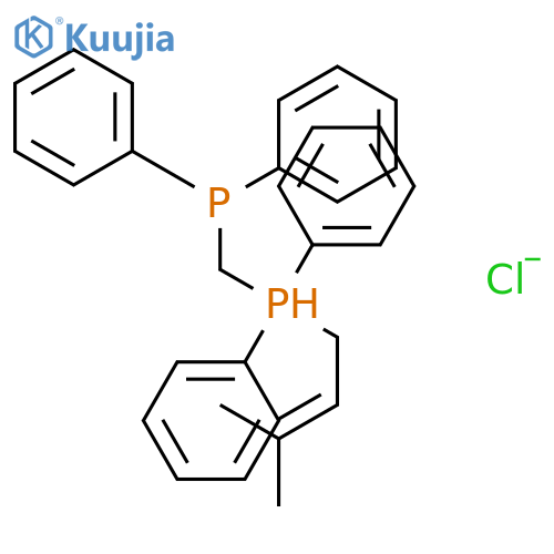 Phosphonium,[(diphenylphosphino)methyl](3-methyl-2-buten-1-yl)diphenyl-, chloride (1:1) structure