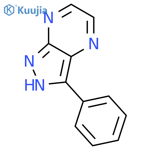 3-phenyl-2H-pyrazolo[3,4-b]pyrazine structure