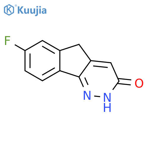 7-Fluoro-5H-indeno(1,2-c)piridazin-3-one [Italian] structure