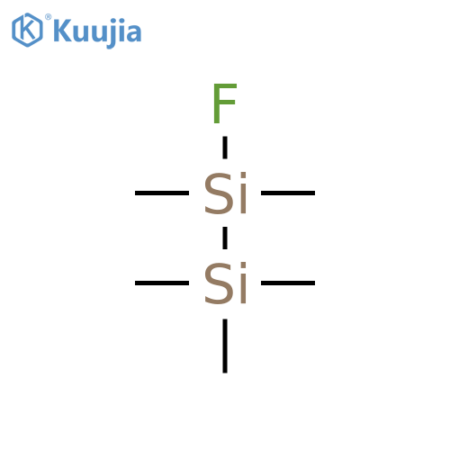 Disilane, fluoropentamethyl- structure