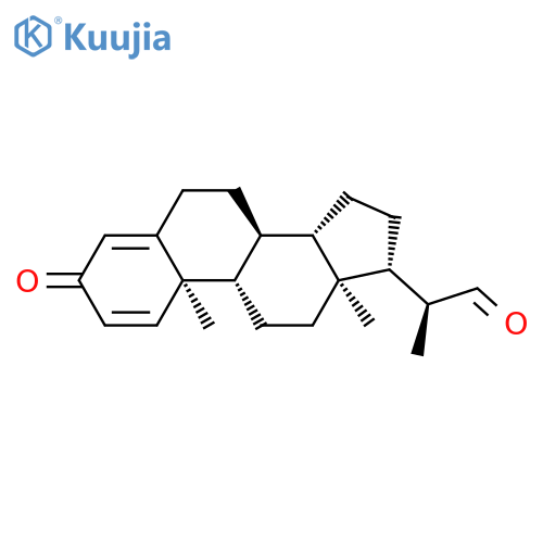 (20S)\u200b-3-\u200boxo-Pregna-\u200b1,\u200b4-\u200bdiene-\u200b20-\u200bcarboxaldehyde structure