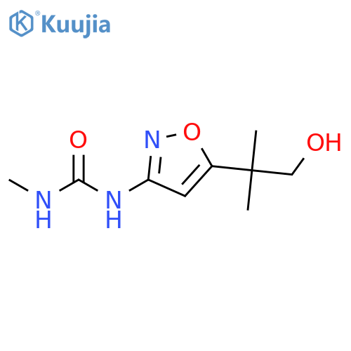 Urea,N-[5-(2-hydroxy-1,1-dimethylethyl)-3-isoxazolyl]-N'-methyl- structure