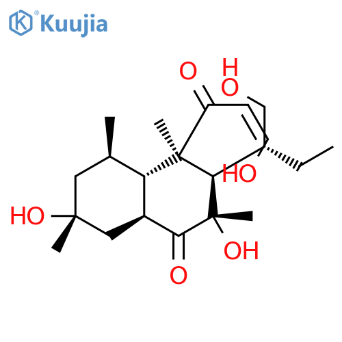 1(2H)-Naphthalenone,octahydro-2,7-dihydroxy-3-[(1R)-1-(hydroxymethyl)propyl]-4-[(2Z)-3-hydroxy-1-oxo-2-propen-1-yl]-2,4,5,7-tetramethyl-,(2S,3R,4R,4aS,5R,7R,8aS)- structure