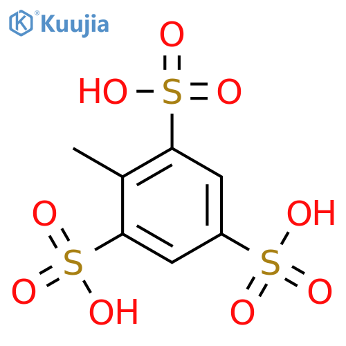 1,3,5-Benzenetrisulfonic acid, 2-methyl- structure