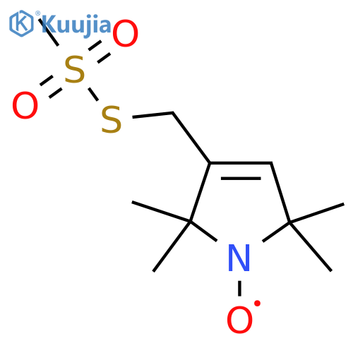 (1-Oxyl-2,2,5,5-tetramethyl-∆3-pyrroline-3-methyl) Methanethiosulfonate structure