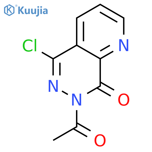 7-Acetyl-5-chloropyrido[2,3-d]pyridazin-8-one structure
