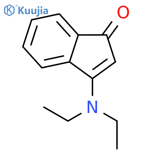 1H-Inden-1-one, 3-(diethylamino)- structure