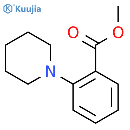 Methyl 2-(piperidin-1-yl)benzoate structure