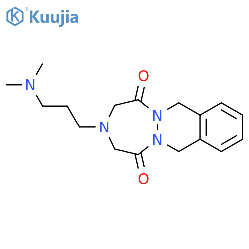 1H-[1,2,5]Triazepino[1,2-b]phthalazine-1,5(2H)-dione,3-[3-(dimethylamino)propyl]-3,4,7,12-tetrahydro- structure