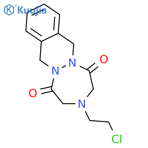 1H-[1,2,5]Triazepino[1,2-b]phthalazine-1,5(2H)-dione,3-(2-chloroethyl)-3,4,7,12-tetrahydro- structure