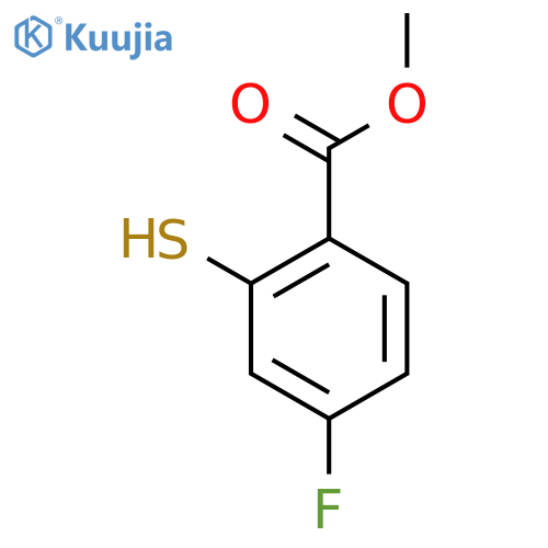 methyl 4-fluoro-2-sulfanylbenzoate structure