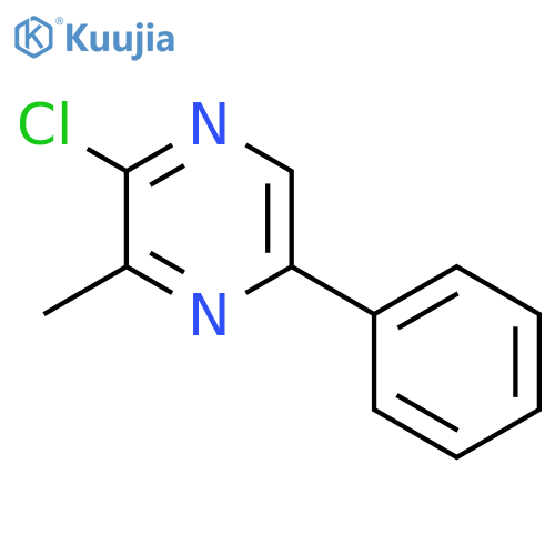 Pyrazine, 2-chloro-3-methyl-5-phenyl- structure