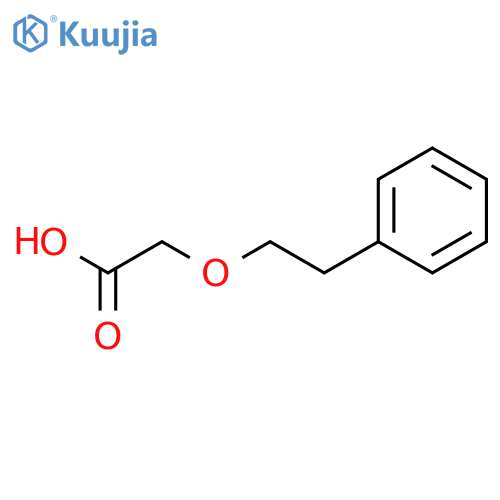 2-(2-phenylethoxy)acetic acid structure