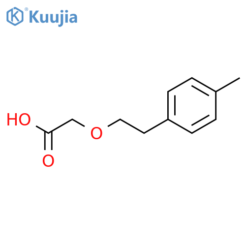 Acetic acid, [2-(4-methylphenyl)ethoxy]- structure