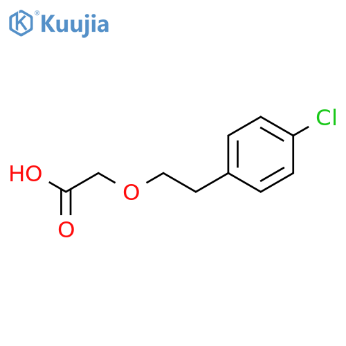 ACETIC ACID, [2-(4-CHLOROPHENYL)ETHOXY]- structure
