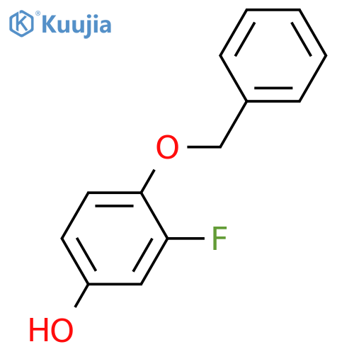 4-(Benzyloxy)-3-fluorophenol structure