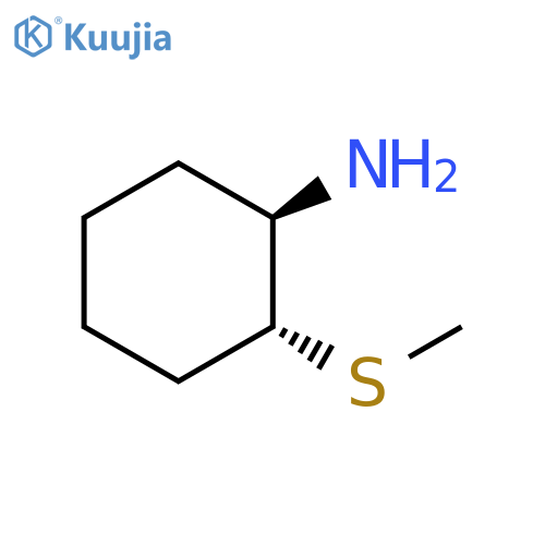 (1S,2S)-2-(methylsulfanyl)cyclohexan-1-amine structure